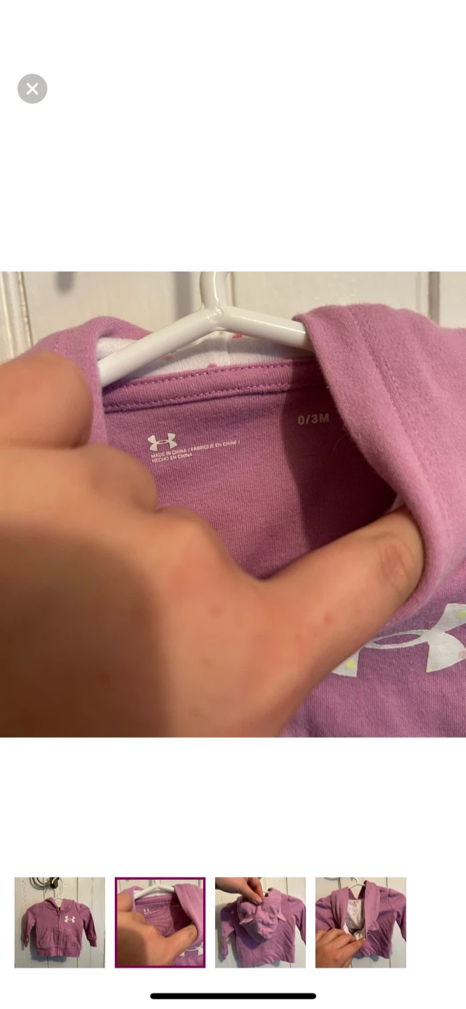 Under Armour Baby Hoodie 0/3M - photo 2