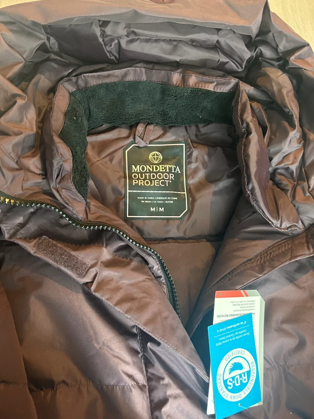 💕Brand new💕 women winter long jacket size M purple image indicator(5)