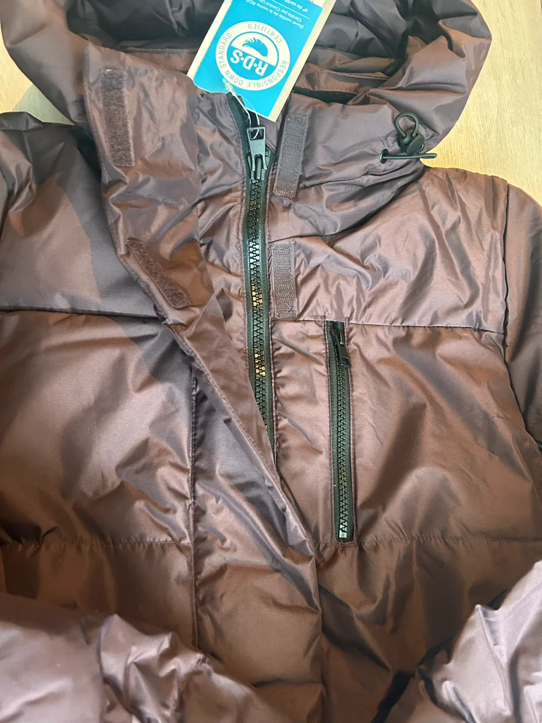 💕Brand new💕 women winter long jacket size M purple image indicator(6)