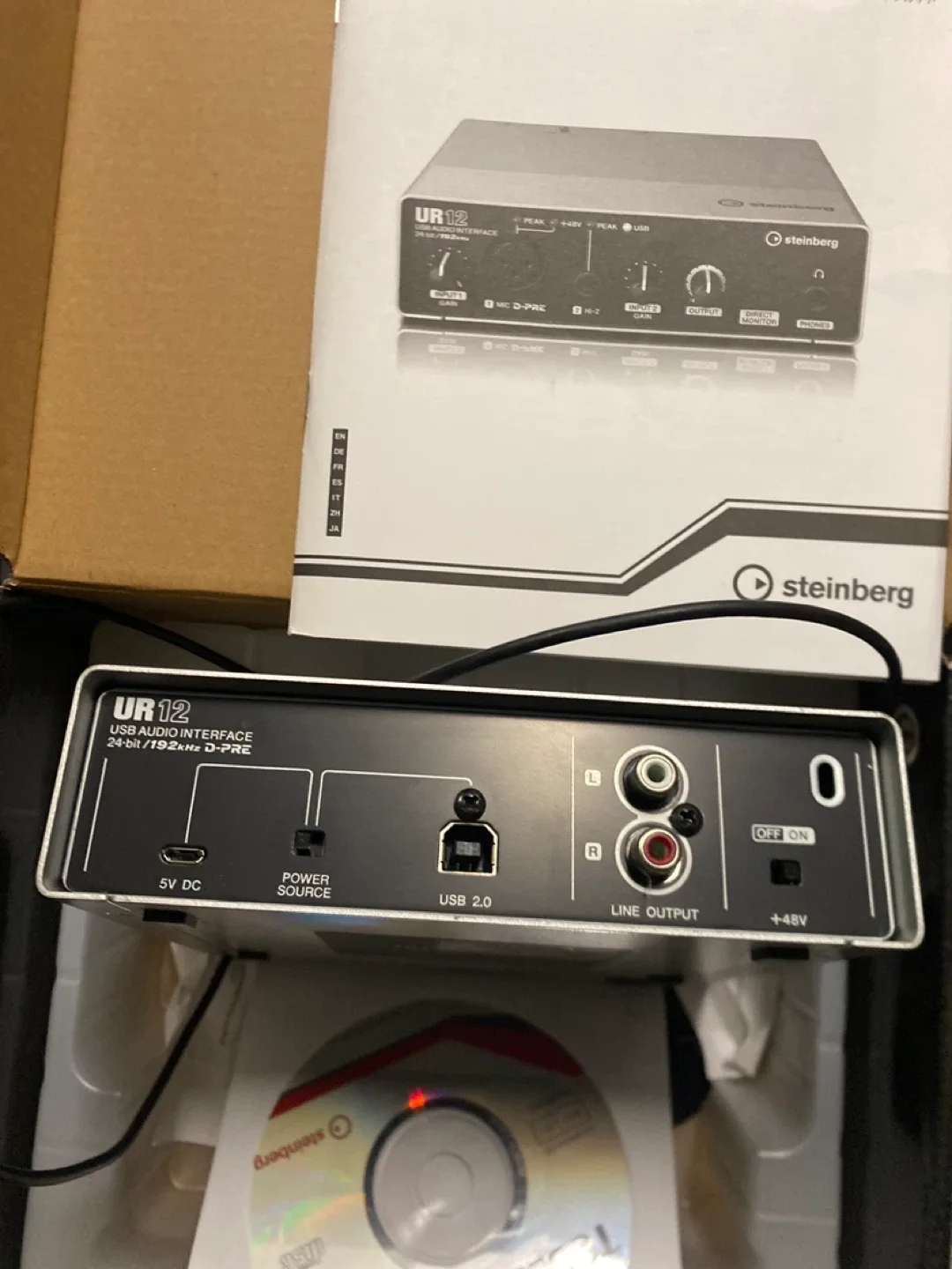 Steinberg UR12 USB Audio Interface - Like New! image indicator(3)