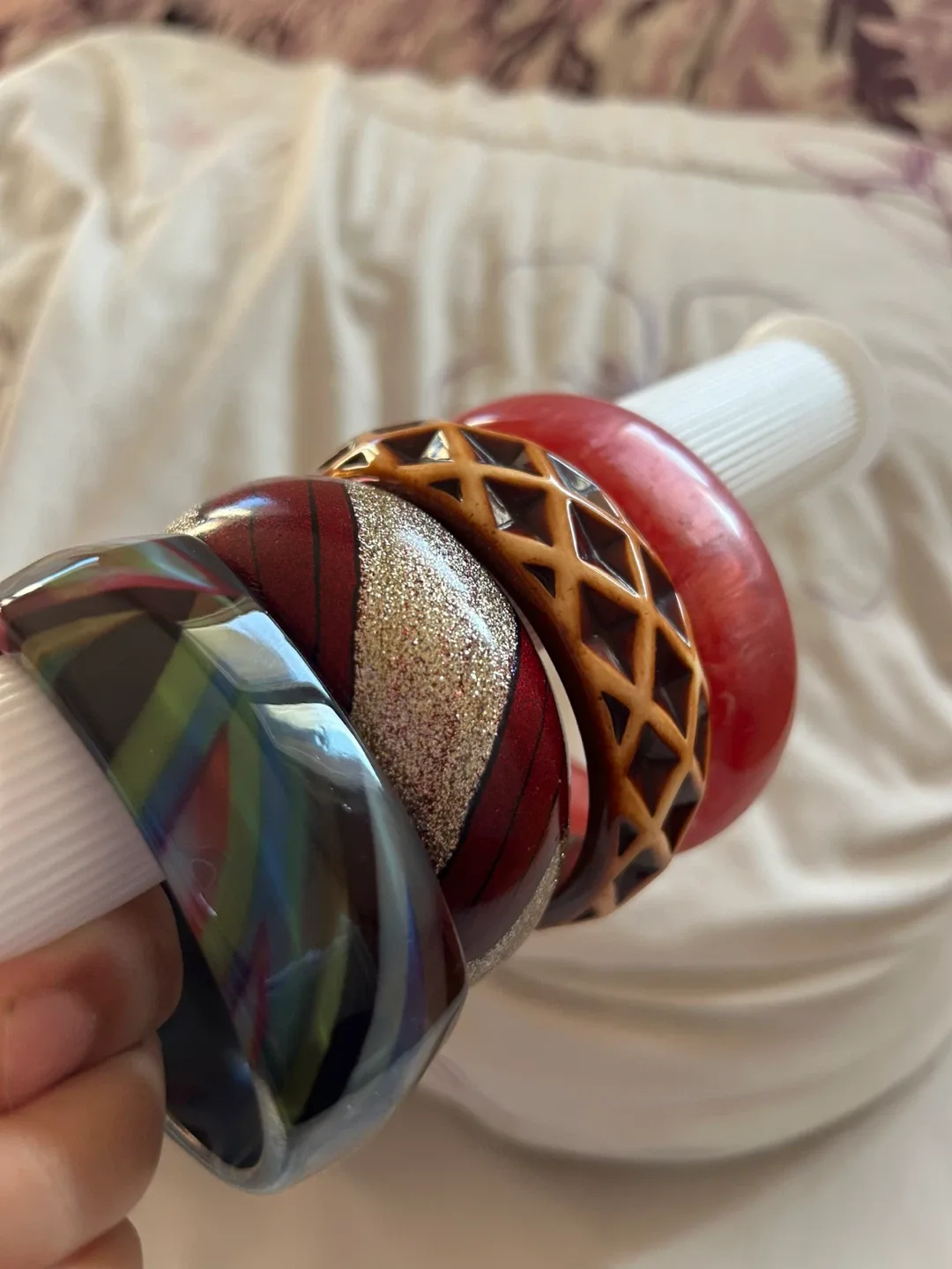 Four Assorted Chunky Bangles thumbnail