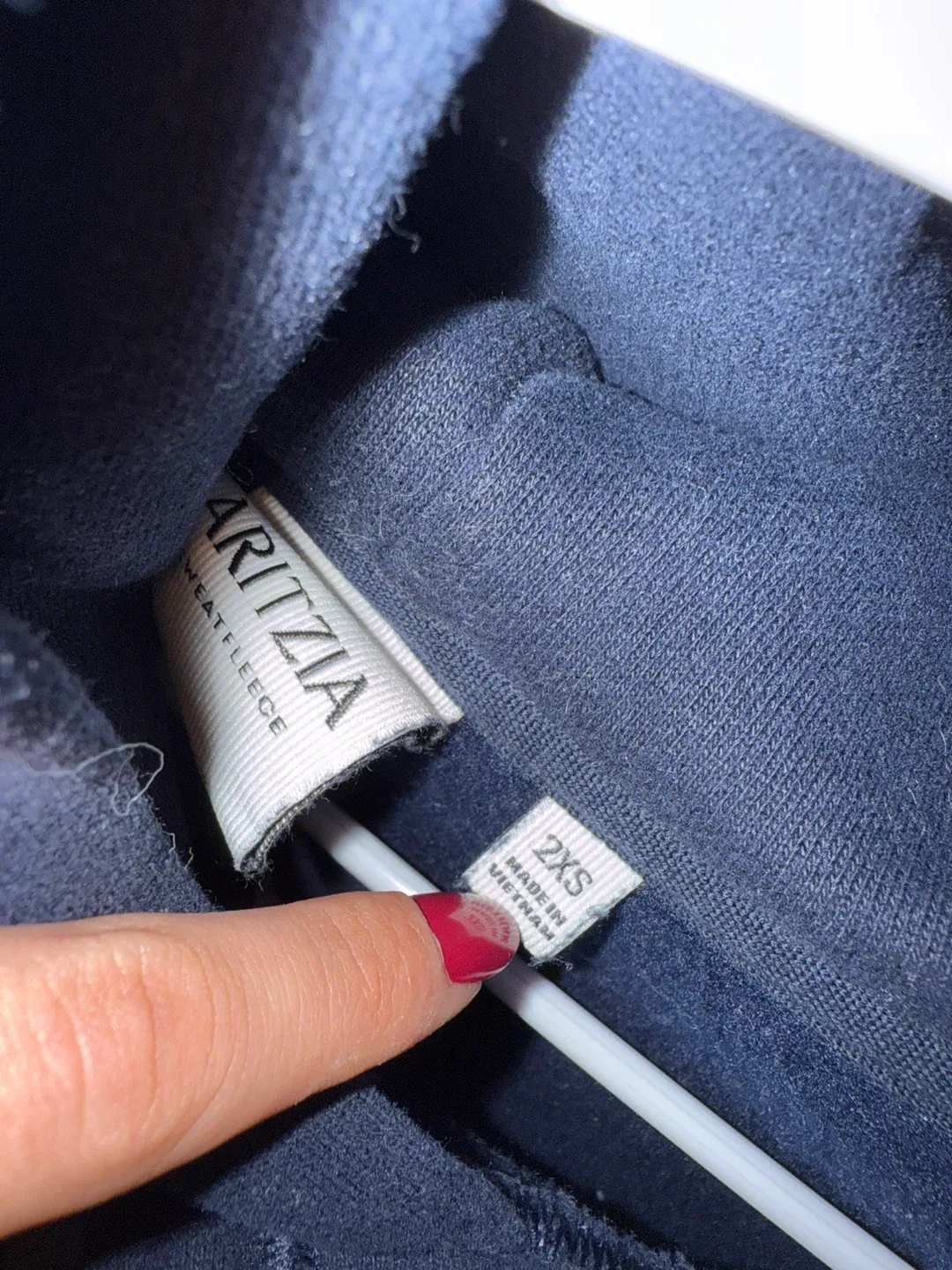 Aritzia Sweatfleece Hoodie - 2XS - Navy