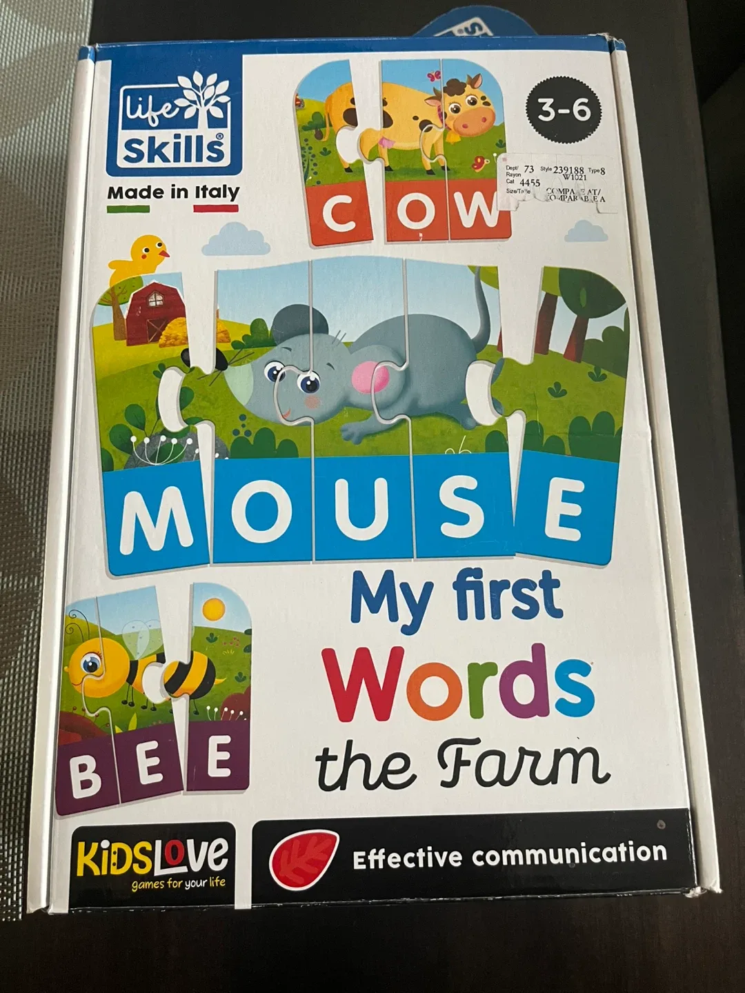 Life Skills My First Words the Farm Puzzle thumbnail