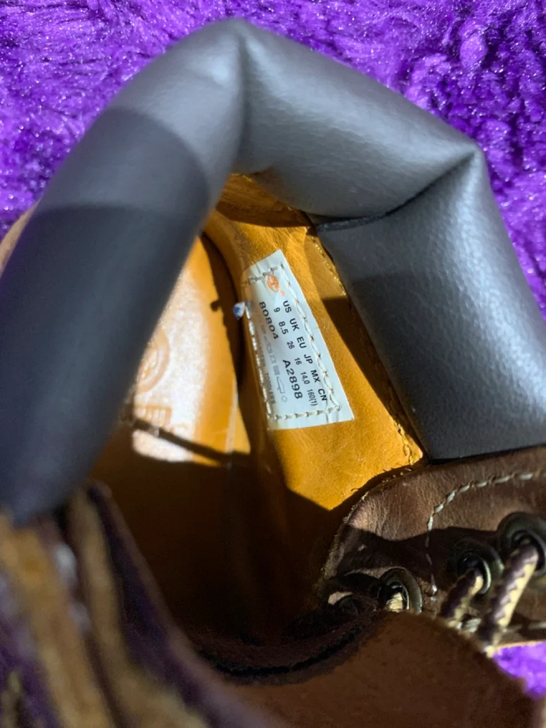 Timberland Brown Leather KIDS Boots - Size 9 US image indicator(2)