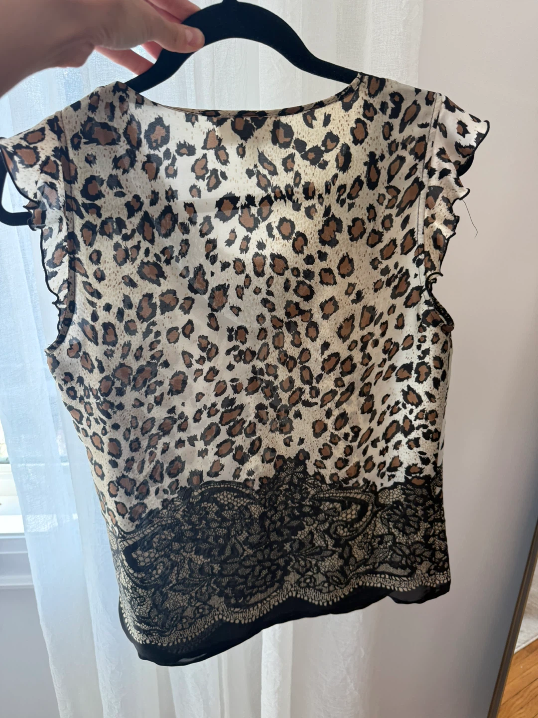 Animal Print Blouse - Size S - photo 2