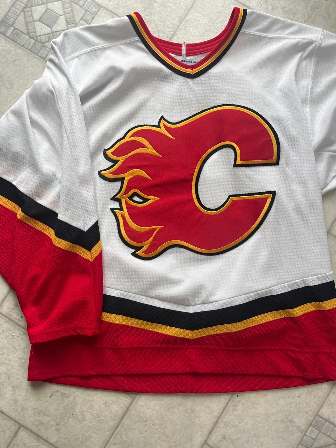 CCM Calgary Flames Hockey Jersey - Size M