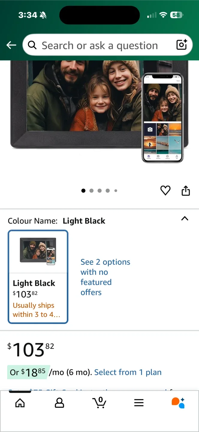 7 Inch Digital Picture Frame -  New! image indicator(5)