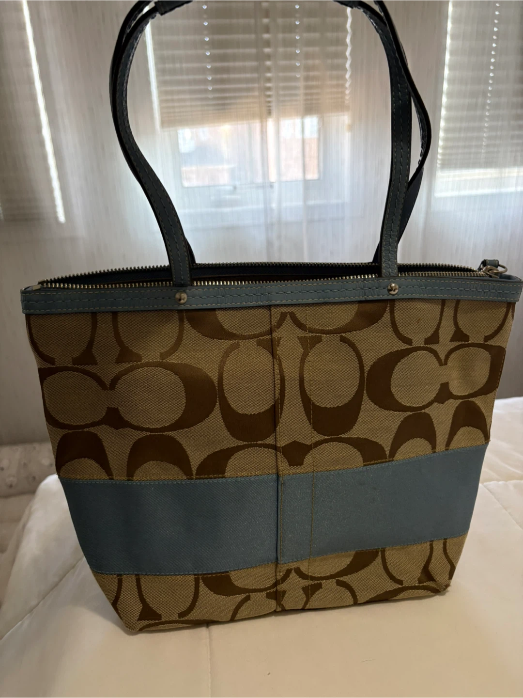 Coach Signature Brown Tote Bag