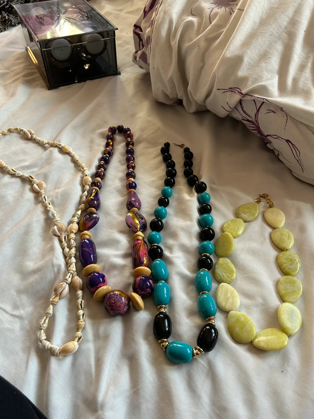 Assorted Beaded Necklaces - Set of 4 thumbnail