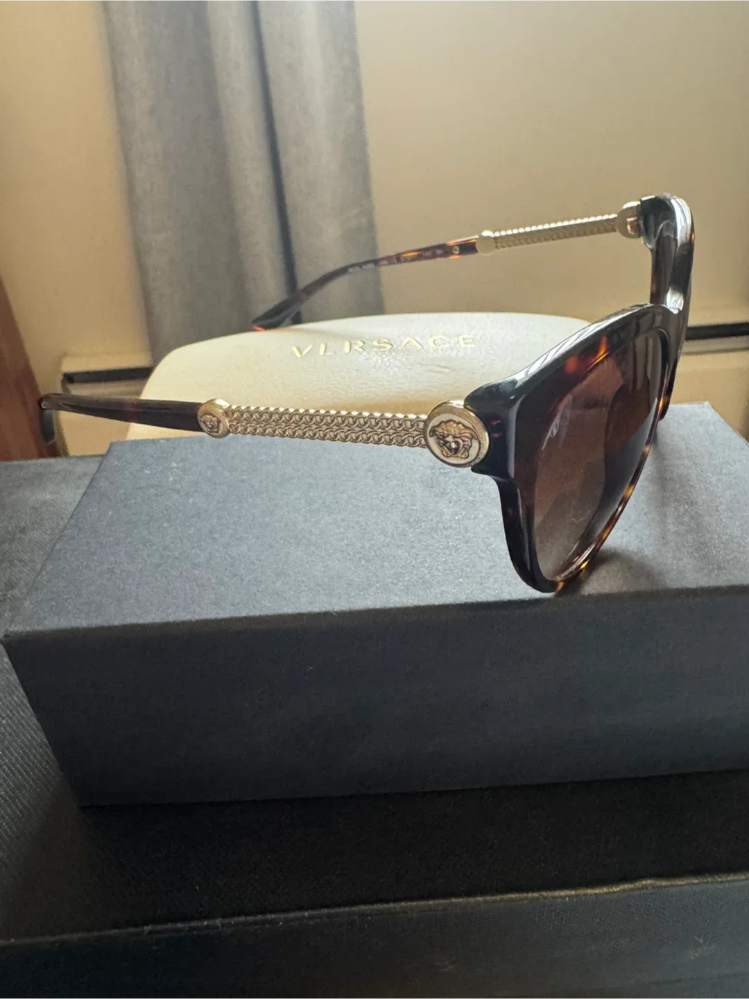 Versace Tortoise Shell Sunglasses image indicator(3)