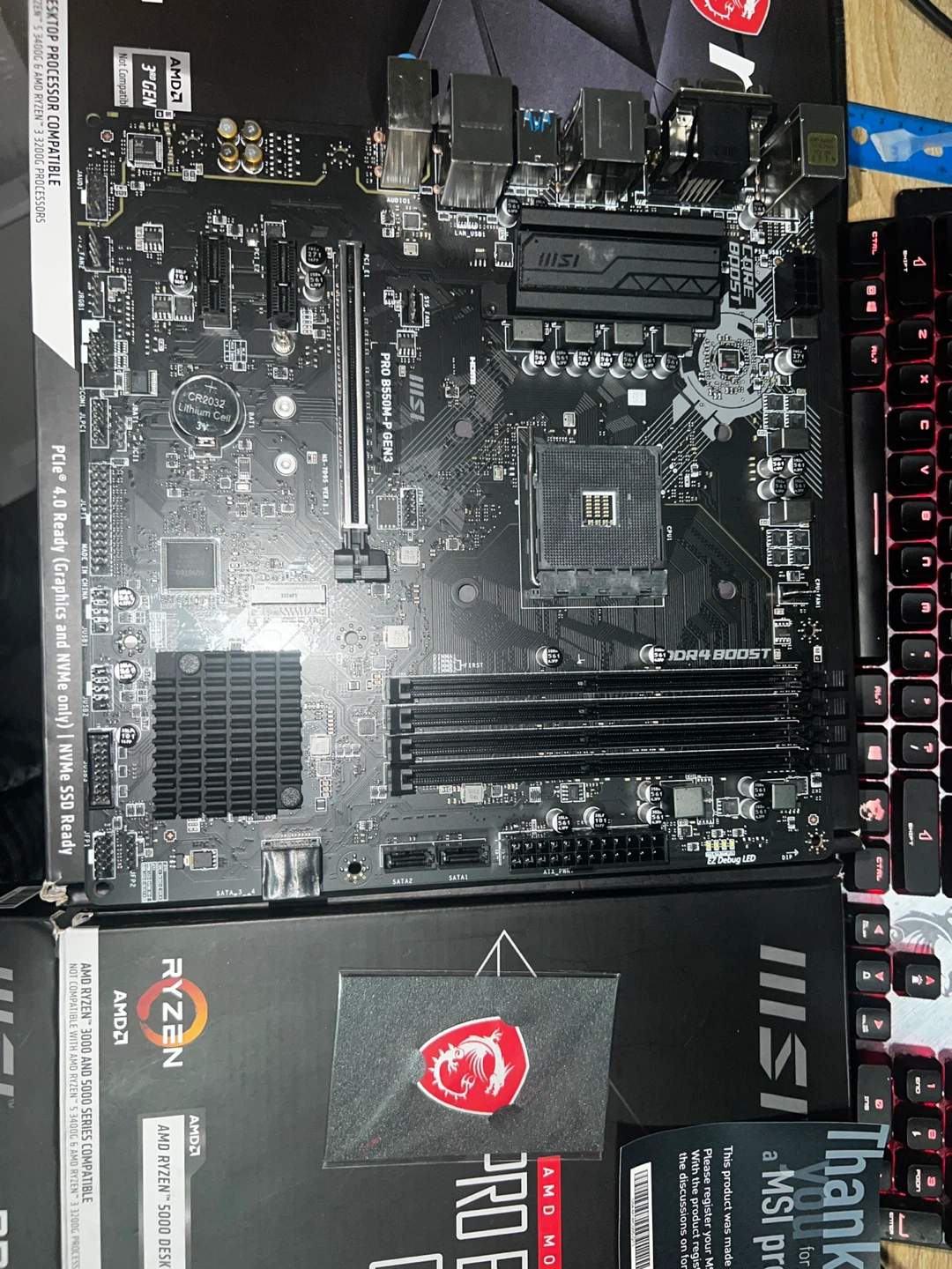 MSI PRO B550M-P GEN3 AMD Motherboard - photo 3