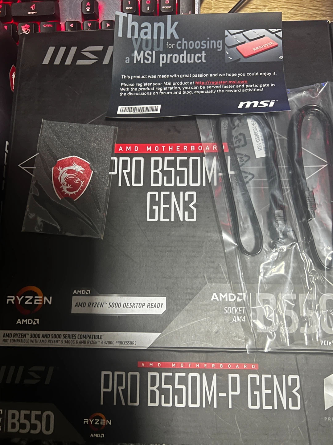 MSI PRO B550M-P GEN3 AMD Motherboard