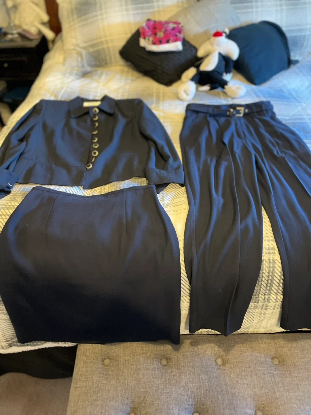 Woman’s Navy Blue 3 piece Suit - Size 10