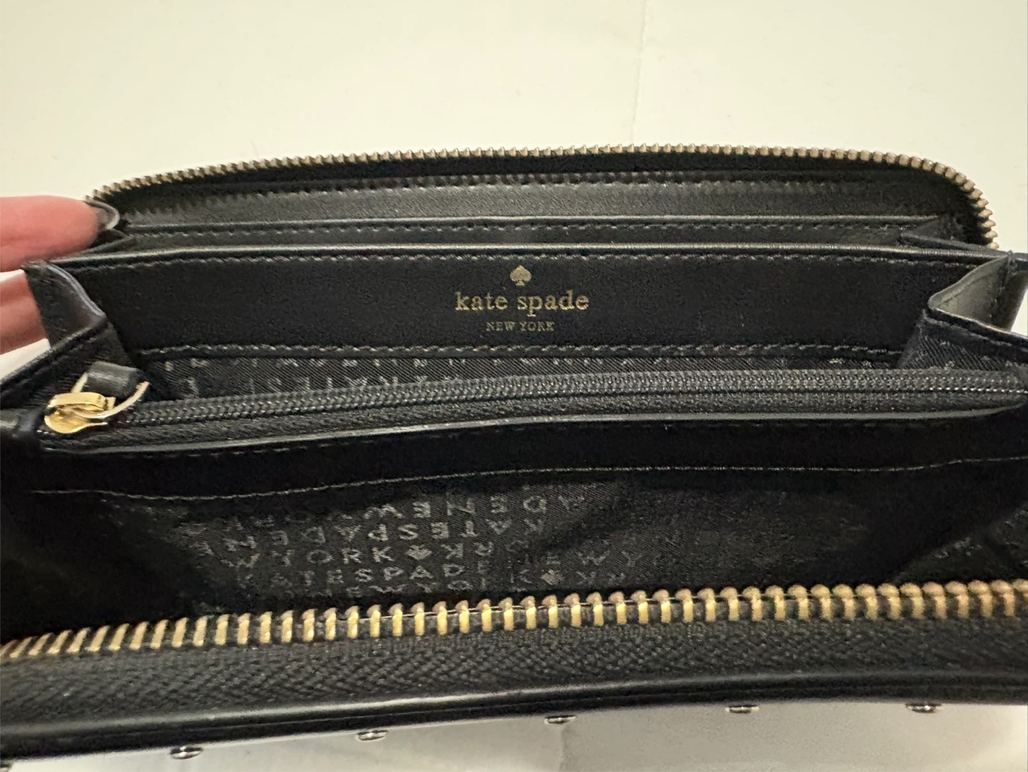 Kate Spade Black Leather Wallet - photo 2