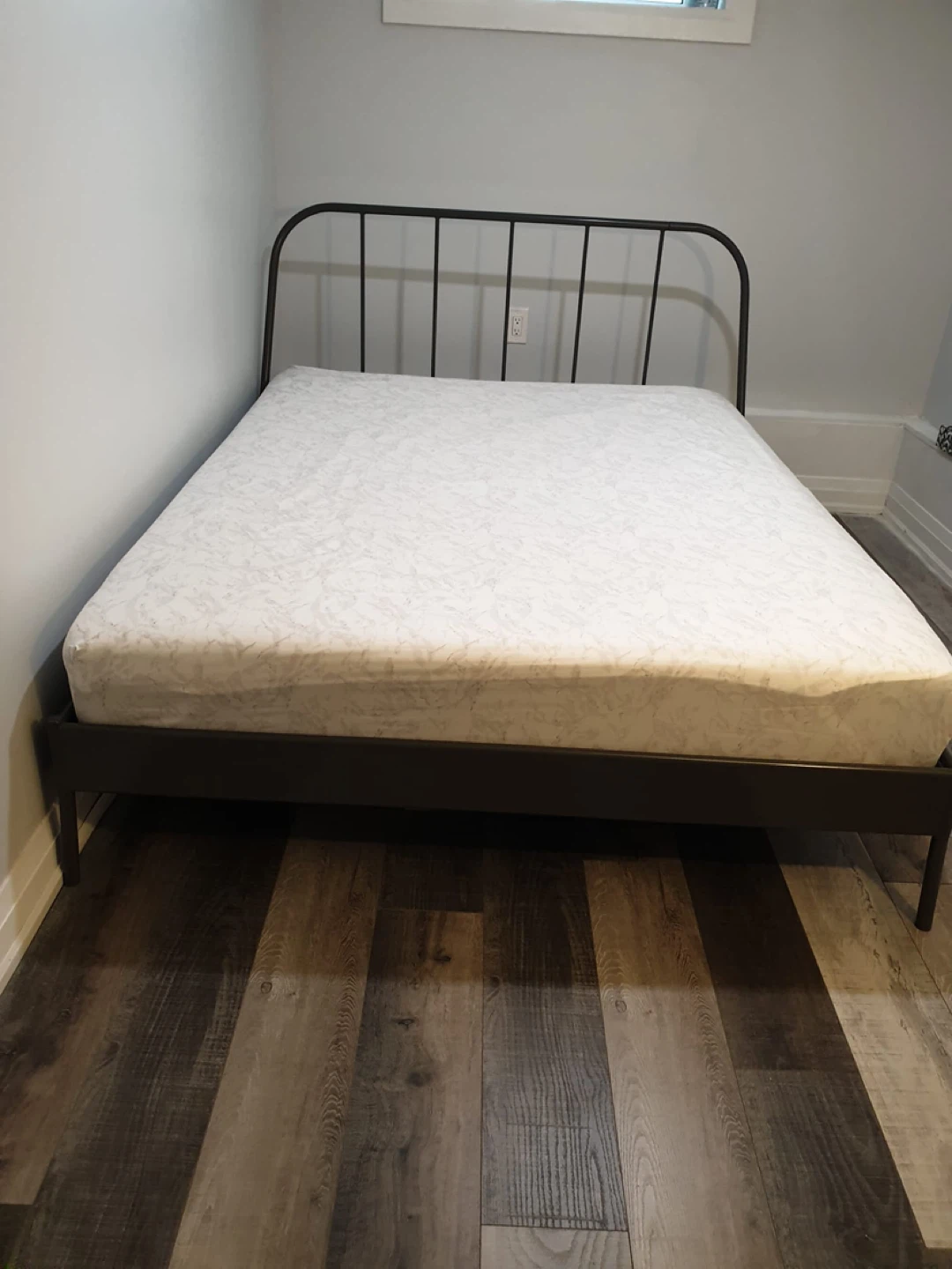 IKEA KOPARDAL Queen Bed frame, grey.
