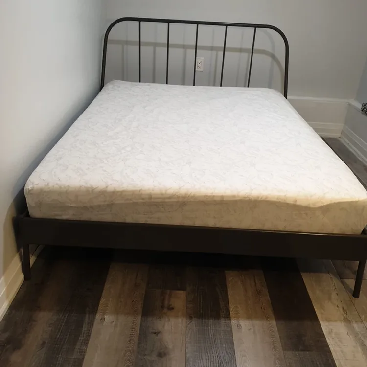 IKEA KOPARDAL Queen Bed frame, grey. | Karrot IKEA KOPARDAL Queen Bed frame, grey. | Karrot