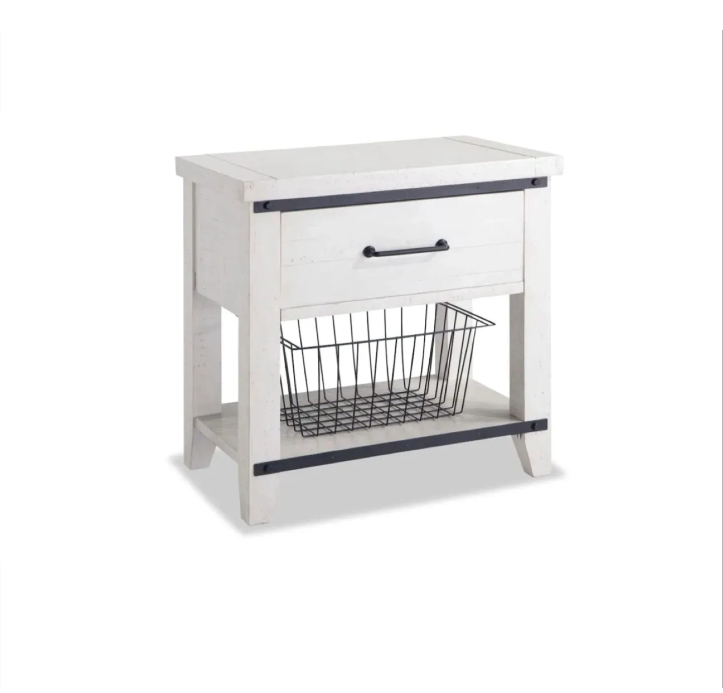 White Wood Bedroom Set image indicator(2)