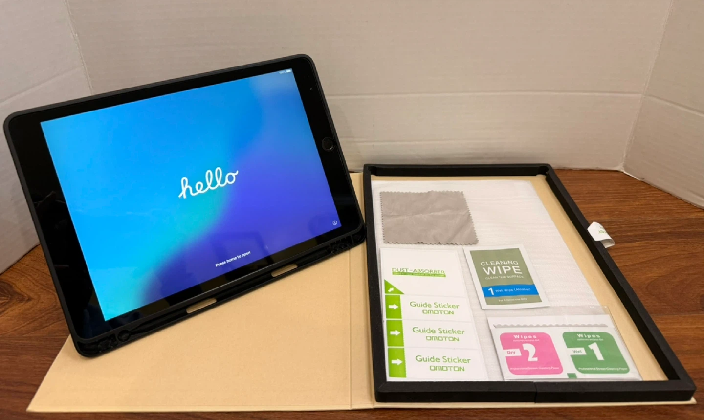 iPad 9th Gen (64GB Wi-Fi) + Case + Screen Protector – Like New - photo 2