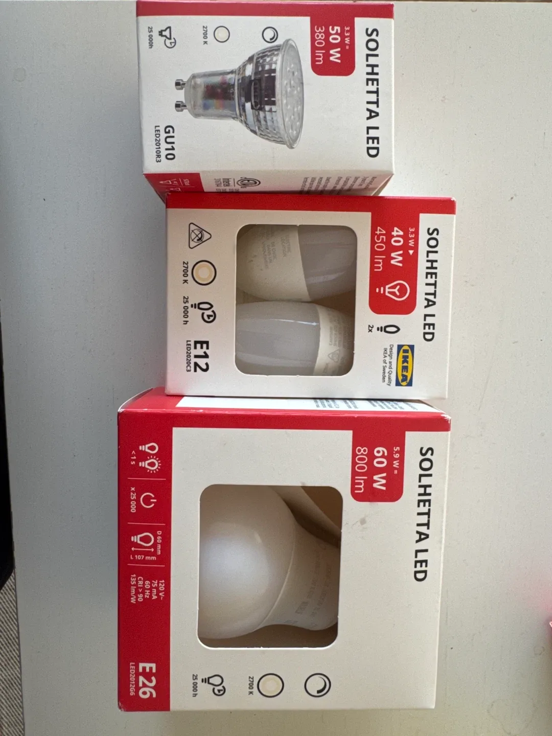 IKEA Solhetta LED Light Bulbs thumbnail