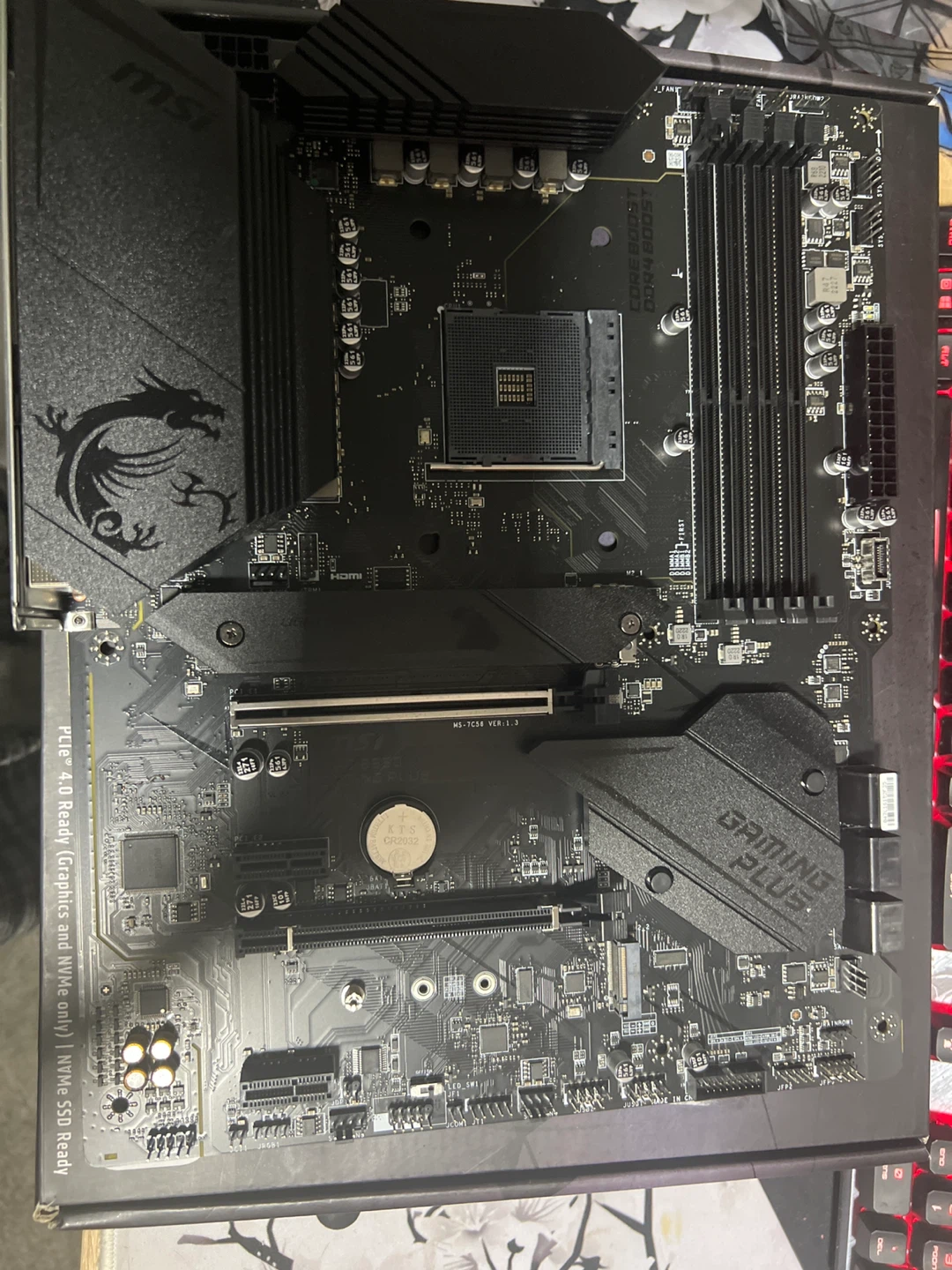 MSI MPG B550 Gaming Plus Motherboard - photo 2