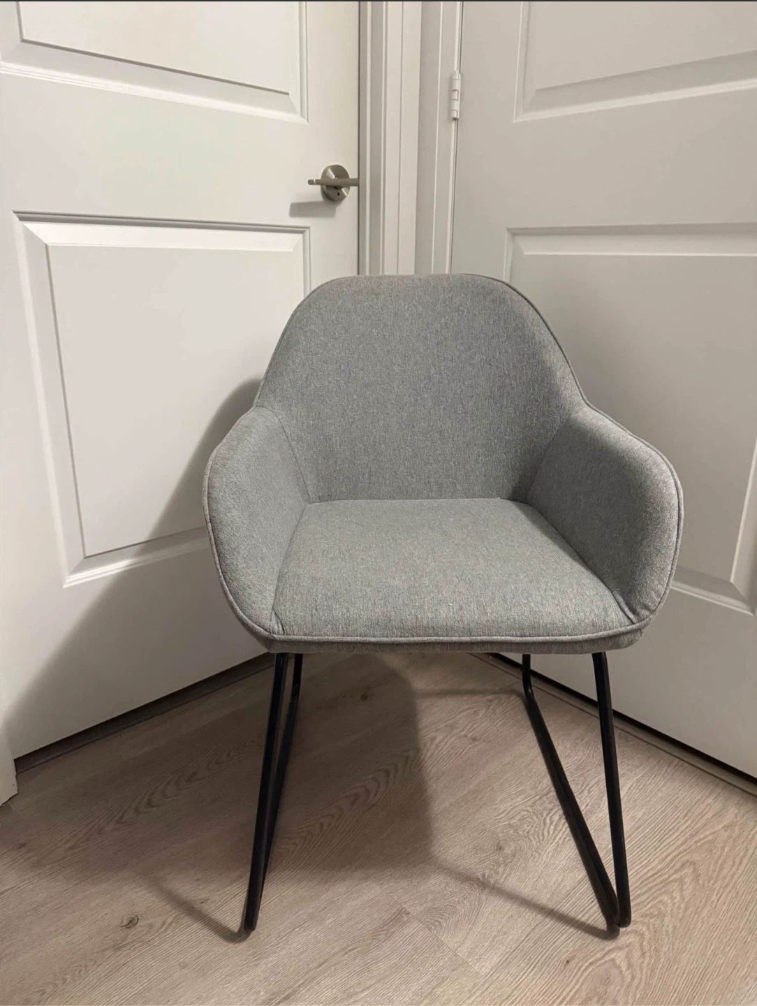 Grey Upholstered Accent Chair - photo 2
