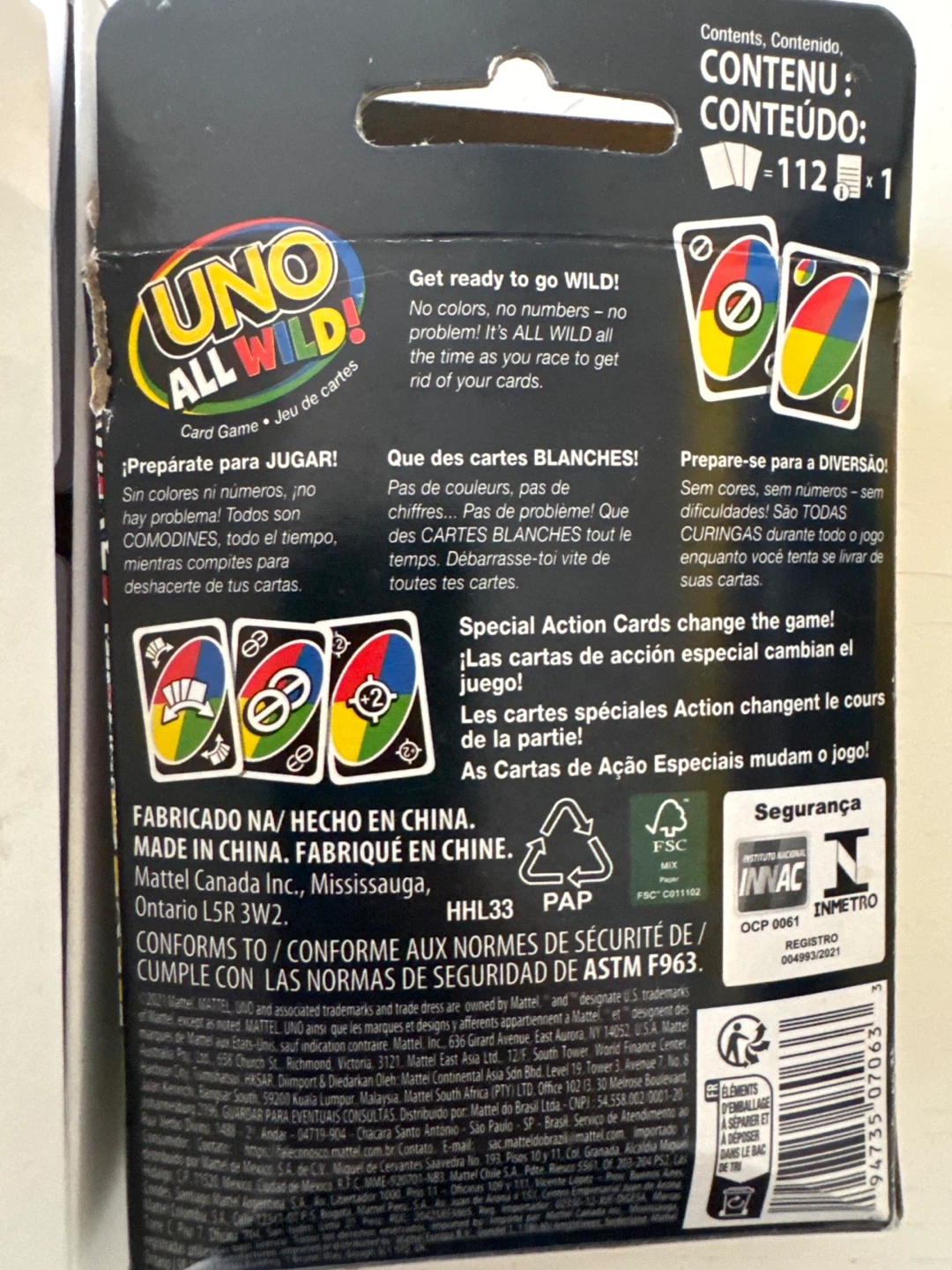 UNO All Wild! Card Game by Mattel - photo 2