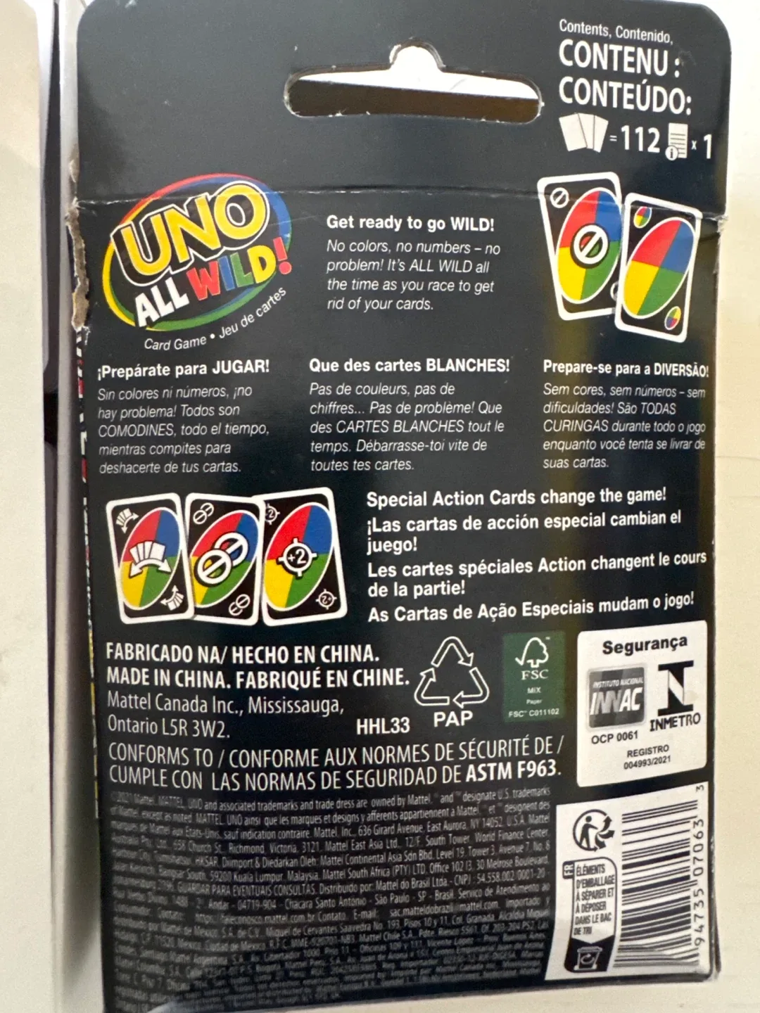 UNO All Wild! Card Game by Mattel image indicator(2)