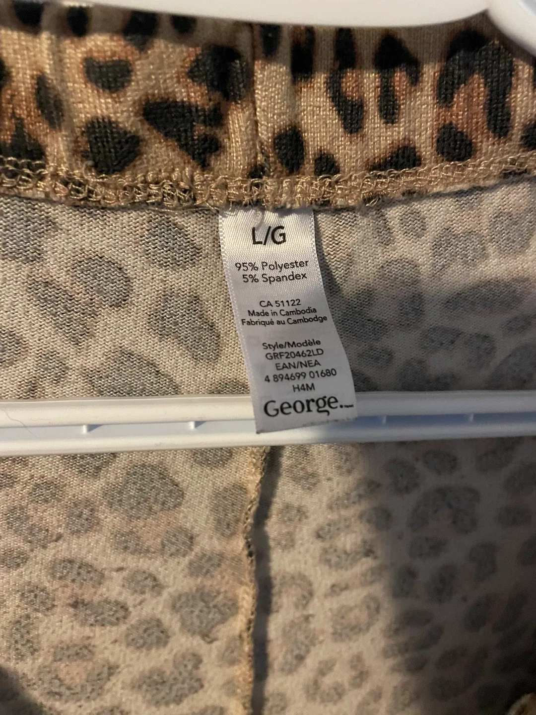 George Leopard Print Lounge Set - Size L/G image indicator(3)