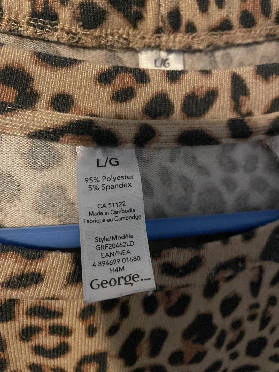 George Leopard Print Lounge Set - Size L/G image indicator(5)