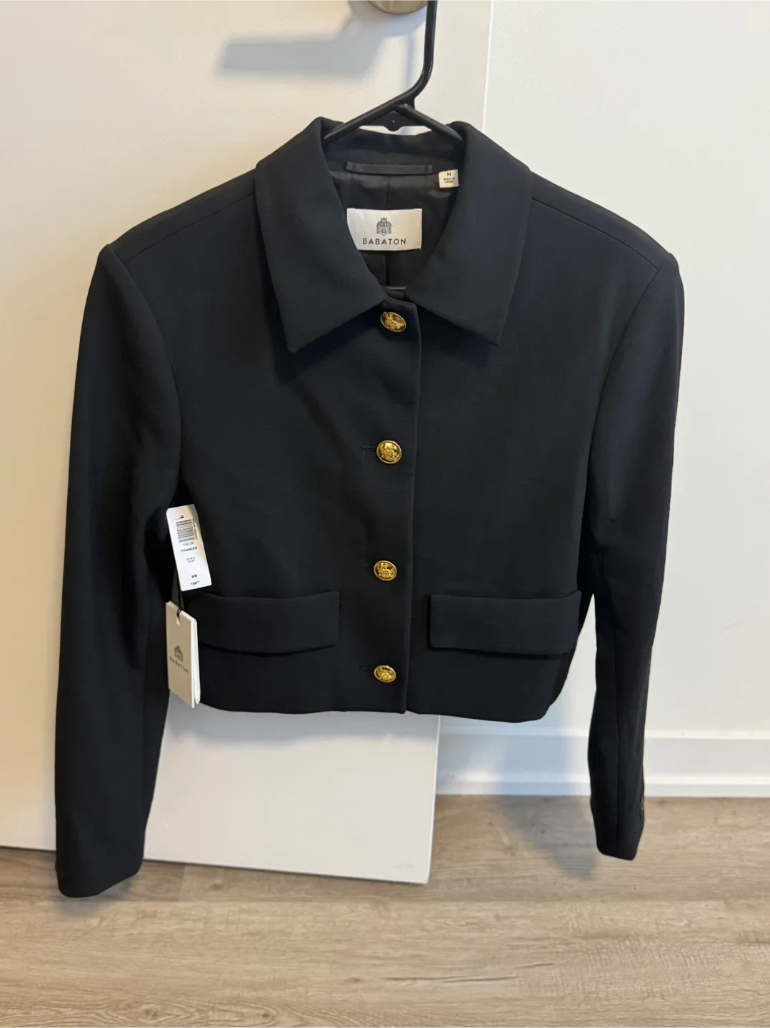 Babaton Frances Black Skirt & Jacket Set - Size M - New