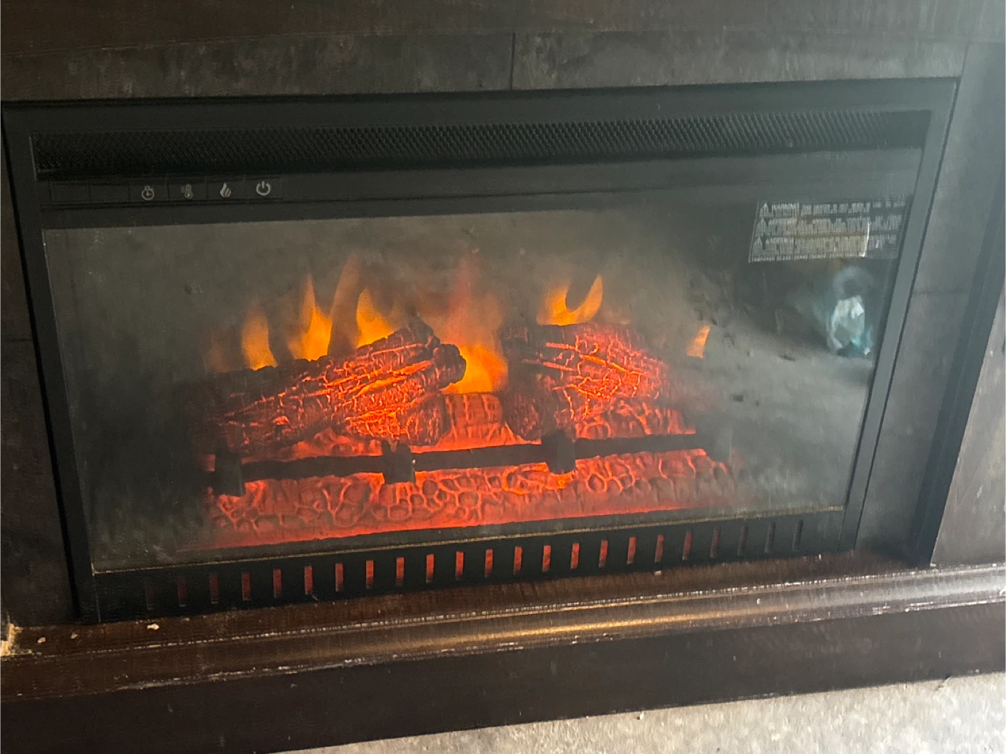 Electric fireplace heater .entertainment center - photo 2
