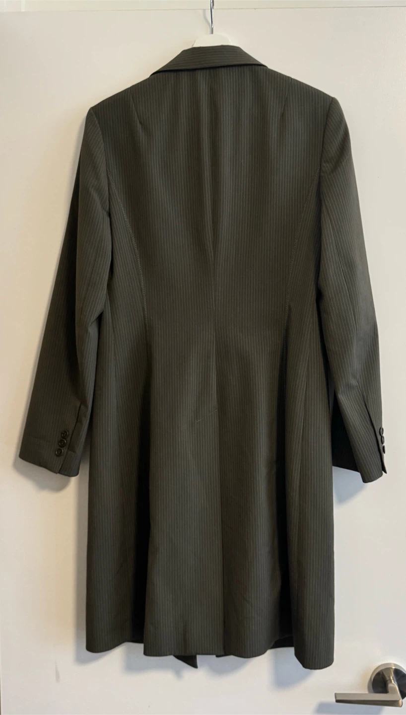 BCBG Max Azria Pinstripe Coat - Size 6 - photo 3