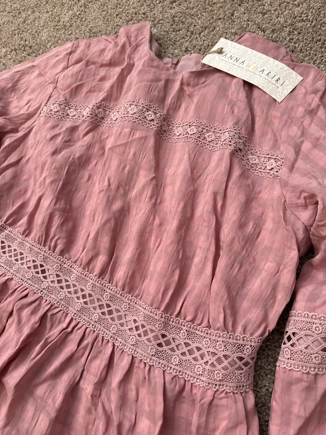 ANNA HARIRI Pink Maxi Dress image indicator(2)