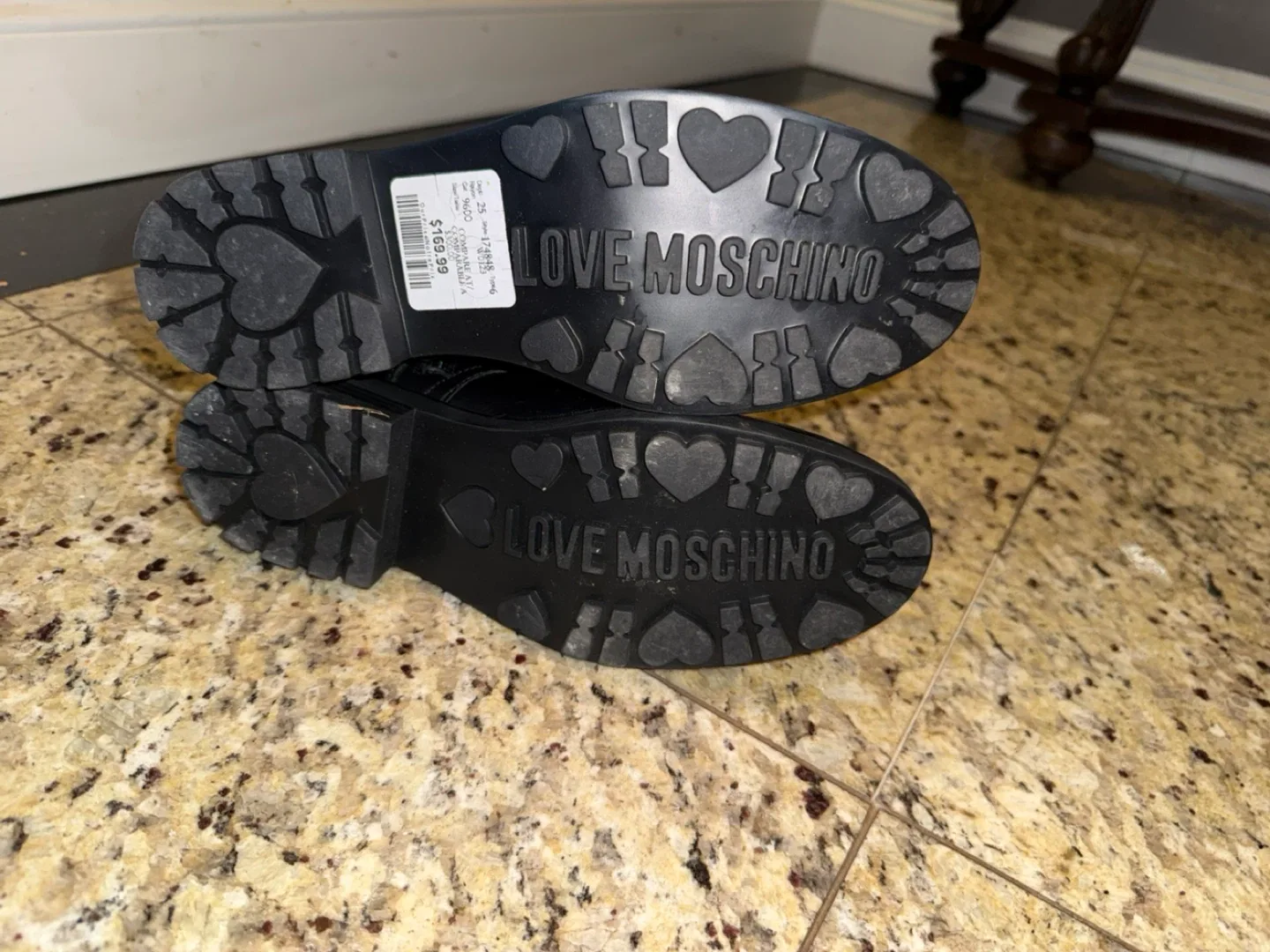 Love Moschino Black Boots, Size 6 image indicator(3)