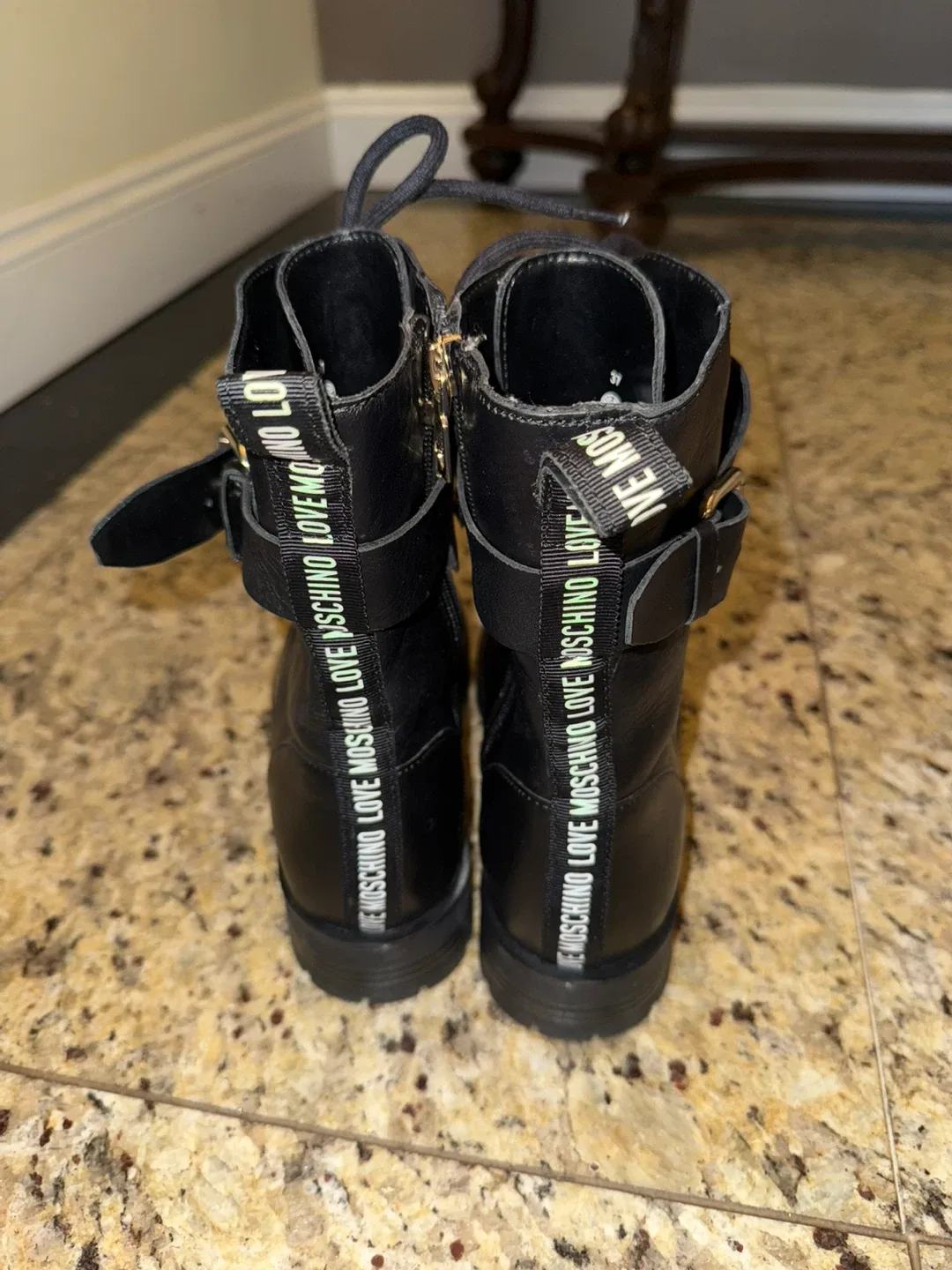 Love Moschino Black Boots, Size 6 image indicator(2)