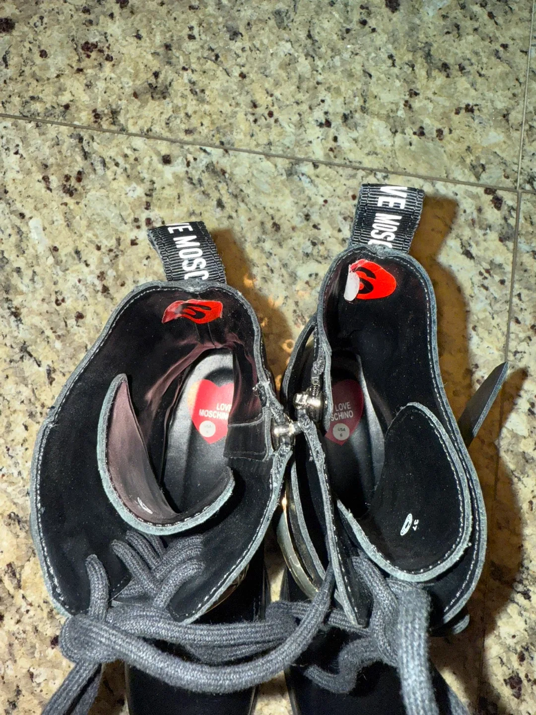 Love Moschino Black Boots, Size 6 image indicator(5)