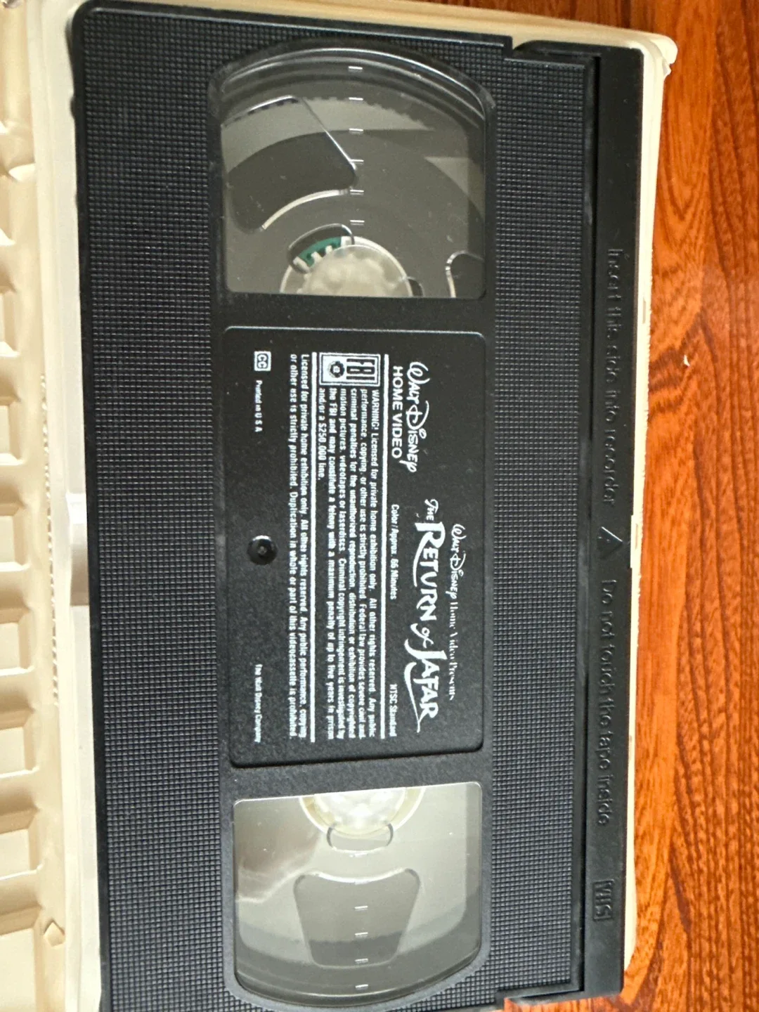 Walt Disney's The Return of Jafar VHS Tape image indicator(3)