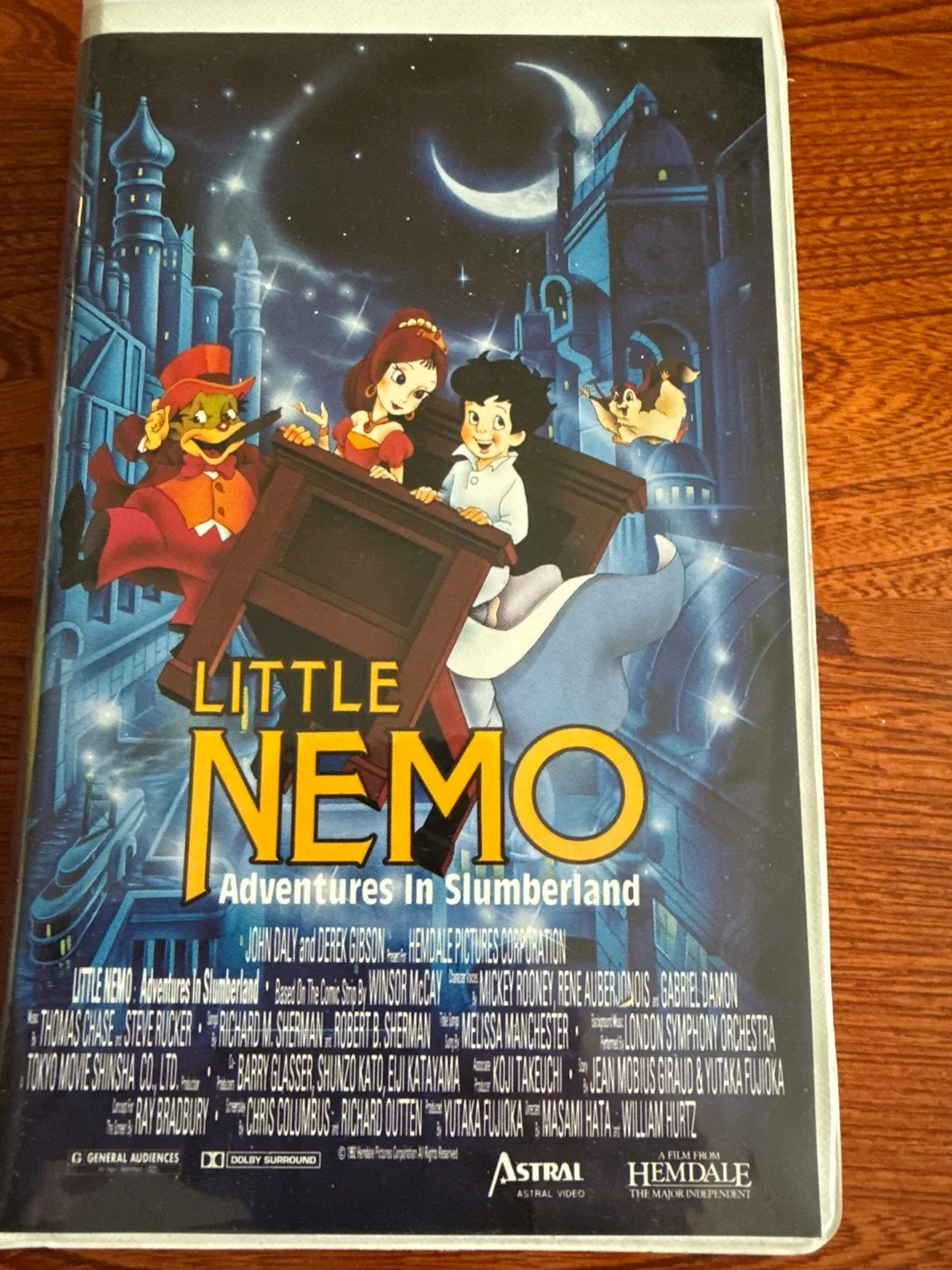 Little Nemo Adventures in Slumberland VHS Tape