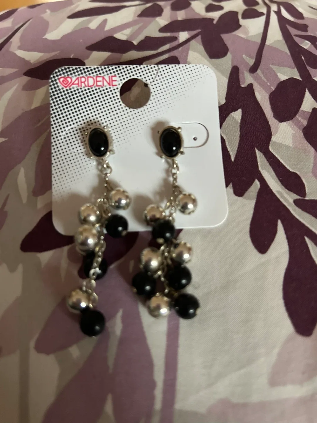 Two Pairs of Ardene Earrings - Silver & Black image indicator(3)