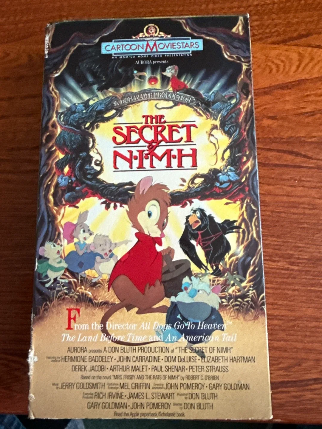 The Secret of NIMH VHS Tape