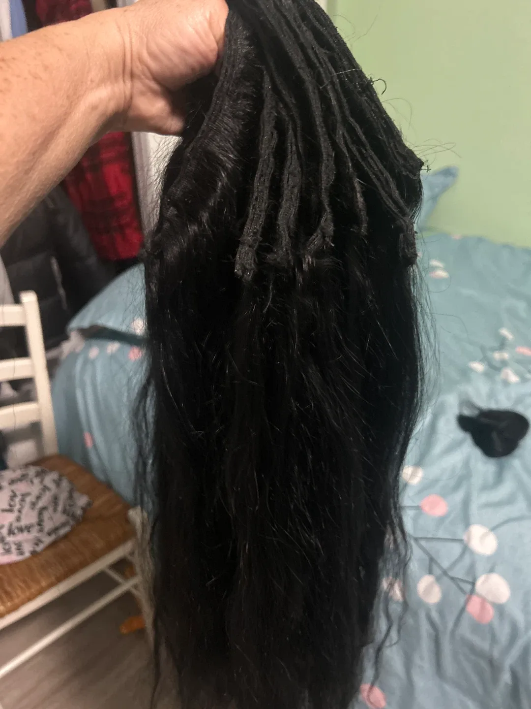 Black Hair Extensions 5 pakete #30 image indicator(6)