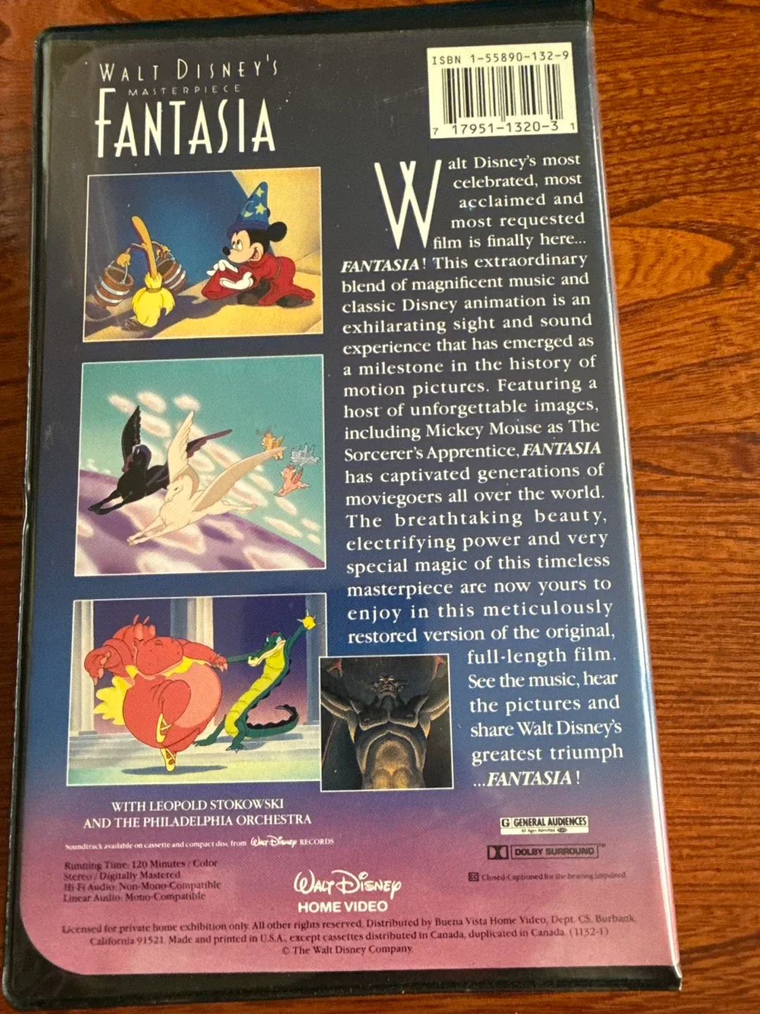 Walt Disney's Fantasia VHS Tape image indicator(2)
