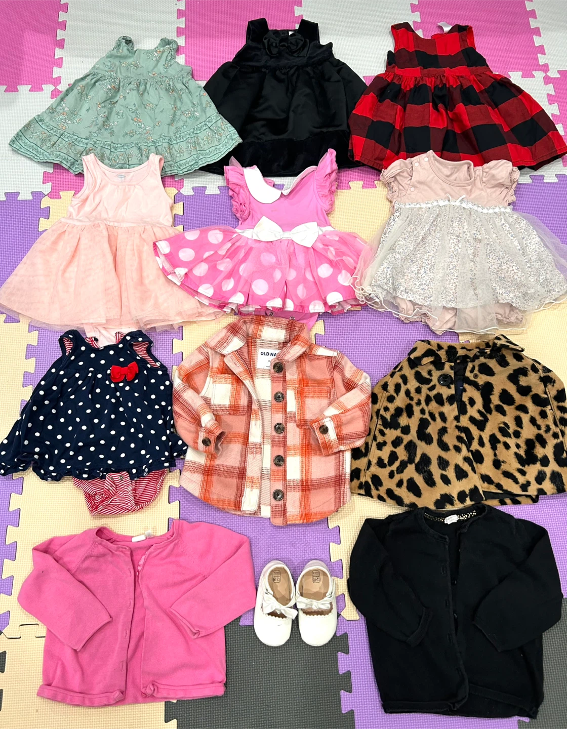 Elegant Dresses, Cape, Jackets, shoes 12-18months