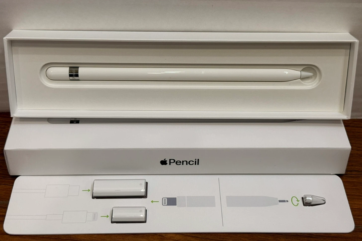 Apple Pencil (1st Gen) + Extra Tips + Lightning & USB-C Adapters