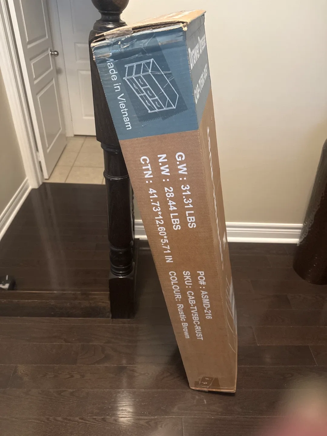 Drawer Dresser CAB-TV5BC-RUST Rustic Brown image indicator(2)