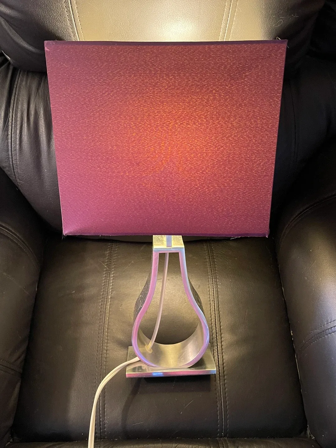 Purple Shade Table Lamp - read description image indicator(2)