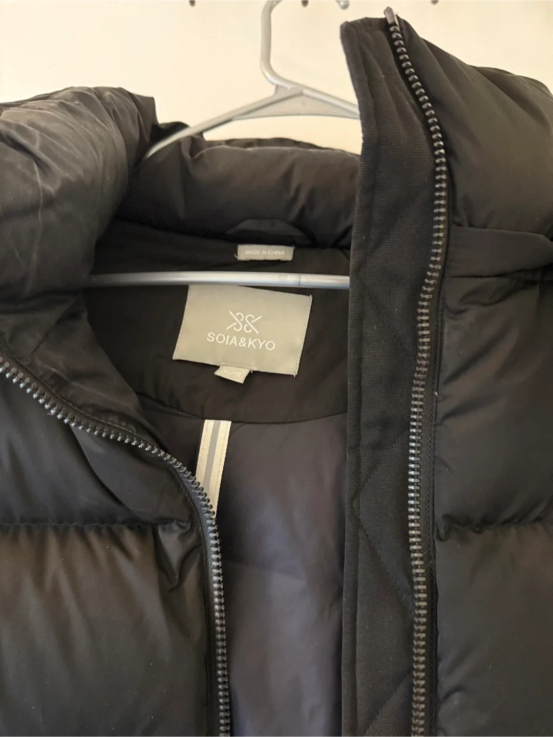Soia & Kyo 750 Fill Down Puffer Coat - Size XL Black image indicator(3)