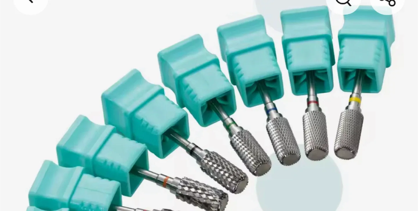 Nail Drill Bit Set - Coarse, Medium, 2X Coarse