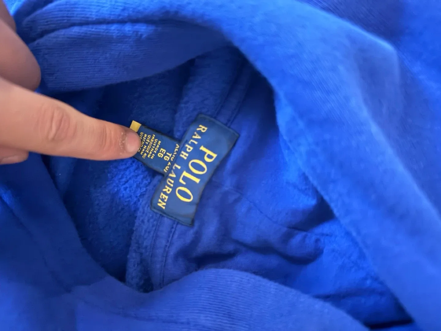 Denim tears essentials hoodie plus polo tracksuit image indicator(5)