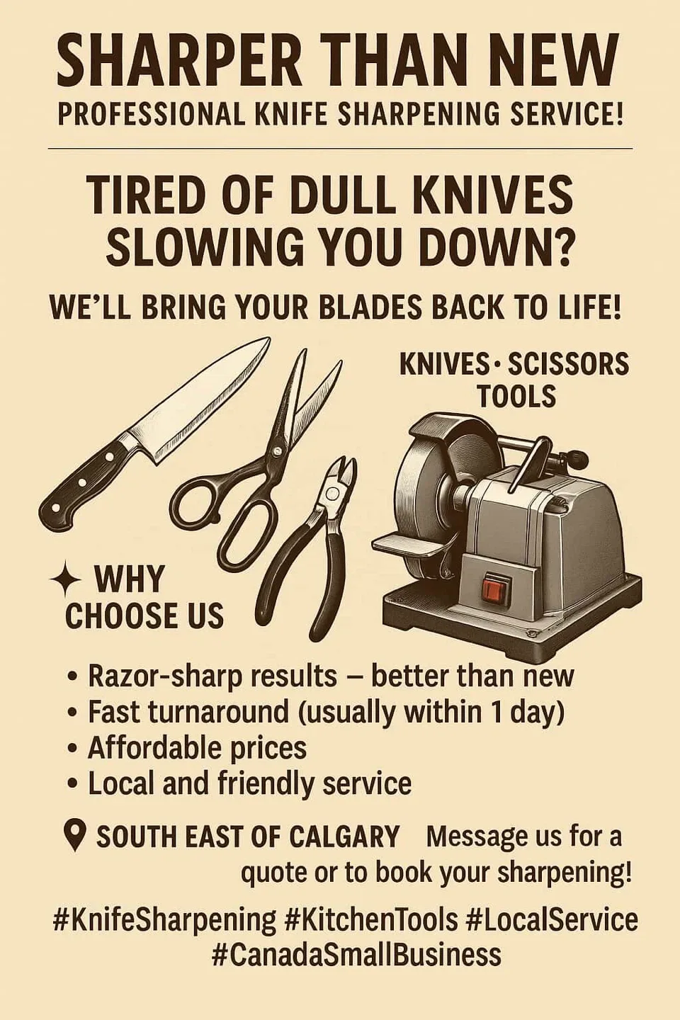 Professional Knife Sharpening Service thumbnail